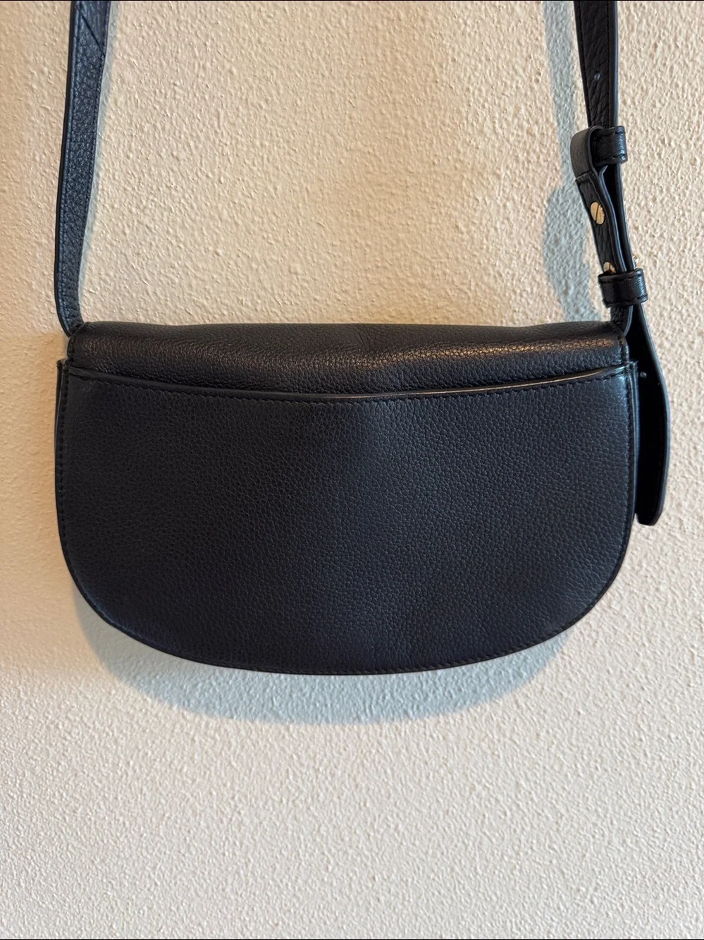 Tory Burch Black Crossbody Bag with Gold Logo